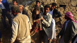 22 قتيلاً و10 جرحى معظمهم من النساء وأطفال باستهداف طيران التحالف عدة منازل في صعدة