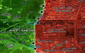 الجيش السوري يتوغل ويسيطر على نصف مساحة ضاحية الأسد  غربي حلب