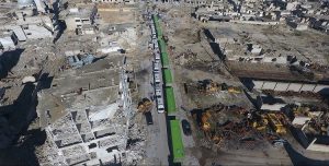 حلب تطوي آخر فصول الحرب التي استمرت لست سنوات بخروج كامل للمسلحين