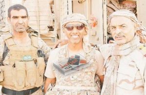 صورة نادرة وصدف غريبة تجمع اللواء اليافعي والعقيدين السبهان والكتيبي قائدا القوات الإماراتية والسعودية قبل مقتلهم جميعا