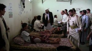 مستشفى مأرب يستقبل 13 قتيلاً بينهم 2 من قوات البحرين و28 جريحاً سقطوا في نهم