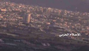 لأول مرة..قصف صاروخي على هدف عسكري في مدينة نجران