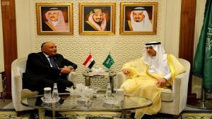 اليمن وسوريا يتصدران نقاشات وزير خارجية مصر ونظيره السعودي في القاهرة