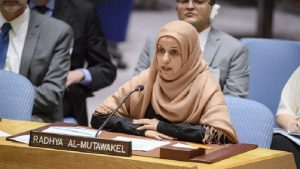 هجوم اخواني على الناشطة رضية المتوكل بسبب إحاطتها لمجلس الأمن حول اليمن