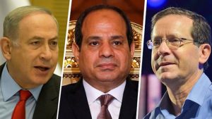 صحيفة هآرتس تكشف لقاءً سرّياً جمع السيسي ونتنياهو وزعيم المعارضة الإسرائيلية في القاهرة