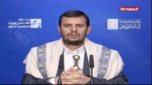 زعيم أنصارالله عبدالملك الحوثي للنظام السعودي: أمن المملكة مرتبط بتغيير سياستكم تجاه اليمن
