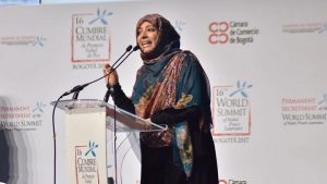 القيادية الاخوانية توكل كرمان تشن أعنف هجوم على التحالف وتتهمه باحتلال وتخريب اليمن