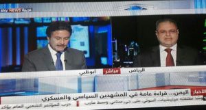 بعد لقاء بن زايد واليدومي…المخلافي يهاجم الحرس الجمهوري عبر قناة إماراتية ويسخر من قوات الرئيس السابق