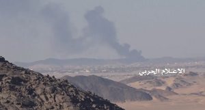 شاهد: انفجارات وأعمدة الدخان تتصاعد في مدينة نجران وتدمير آلية سعودية وقنص 4 جنود