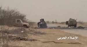 قوات الجيش والحوثي تطرد أتباع السعودية من أطراف حرض وتوقع 25 قتيلاً وجريحاً وتدمر 3 آليات
