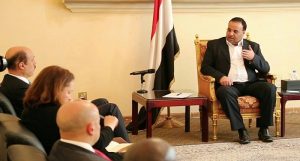 الصماد يبلغ المبعوث الأممي لأول مرة: سنقطع خطوط الملاحة الدولية إذا لم يتوقف التصعيد وحصار اليمن