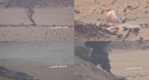 تقرير بالصور: النيران تلتهم المسلحين في صحراء نجران ومصادر تكشف مأزق السعودية من ظاهرة هروب أتباعها