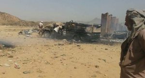 7 قتلى وجرحى بغارة للتحالف استهدفت سوقاً شعبياً بمحافظة حجة