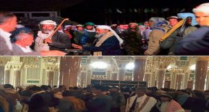 إمام وخطيب جامع الصالح بالعاصمة صنعاء يفاجئ المصلين بإعلان مقتل ابنه في صفوف الحوثيين (صور)