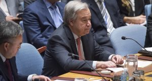 الأمين العام للأمم المتحدة: لن ينتهي الصراع في اليمن إلا بحل سياسي والمبعوث يعمل للتوصل إلى تسوية