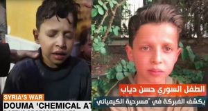 بالفيديو: طفل سوري ظهر كأحد الضحايا يكشف كيف تمت فبركة الهجوم الكيميائي في الغوطة الشرقية
