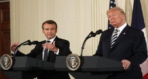 عليهم أن يدفعوا ثروتهم: ترامب يهين السعودية ودول الخليج بحضور الرئيس الفرنسي