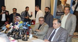 المؤتمر بقيادة أبو راس يتبرأ من طارق صالح ويعلن موقفه من المستجدات في اليمن