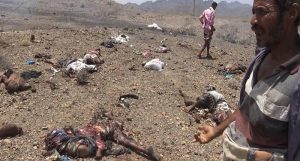 20 قتيلاً من المدنيين بمجزرة ارتكبتها طائرات التحالف في موزع غربي اليمن (صور)