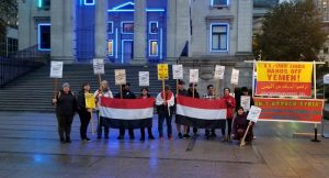 بالصور: احتجاجات وفعاليات حقوقية في كندا ضد استمرار الحرب على اليمن