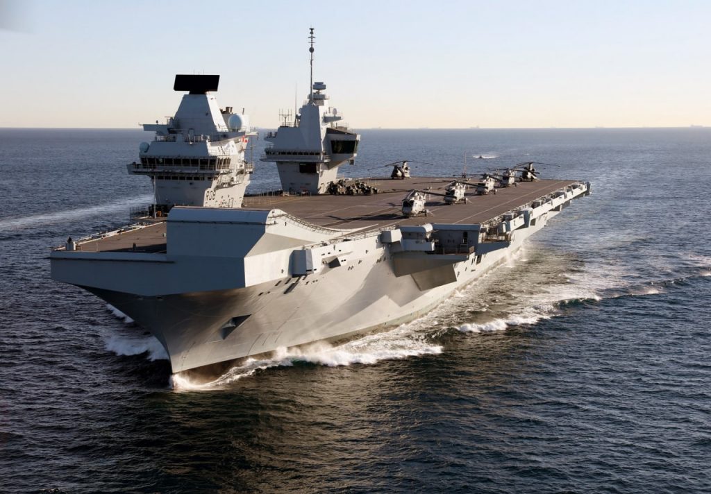 لندن تستأذن صنعاء للسماح بمرور حاملة الطائرات “HMS” في البحر الأحمر