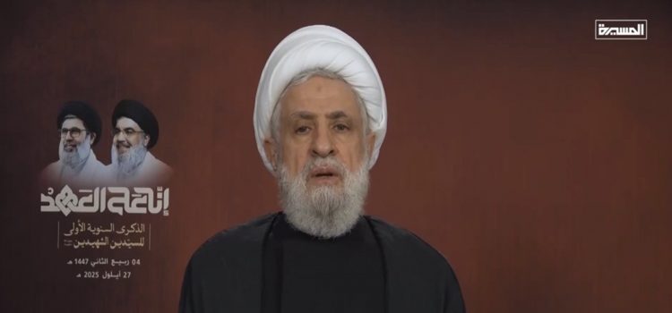 الشيخ قاسم يجدد العهد ويؤكد: لا نزع للسلاح وسنخوض معركة كربلائية