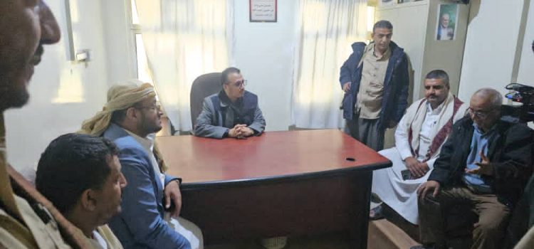 القائم بأعمال رئيس مصلحة الضرائب والجمارك يتفقد عدداً من المكاتب والمراكز الضريبية والجمركية في إب وتعز وذمار