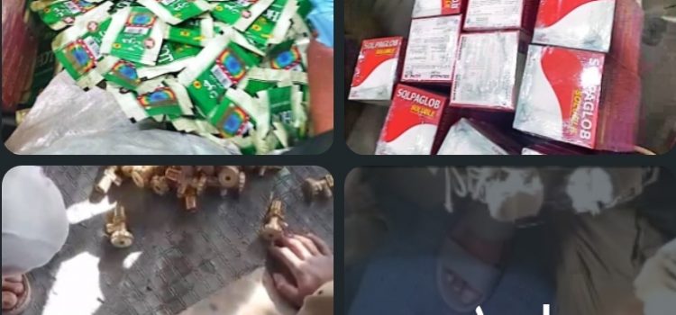 مركز جمرك عفار يحبط محاولتي تهريب تبغ وصمامات أسطوانات غاز بالتعاون مع الأجهزة الأمنية