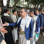 قيادات من وزارتي المالية والاقتصاد تزور المرابطين في جبهة القصر بتعز