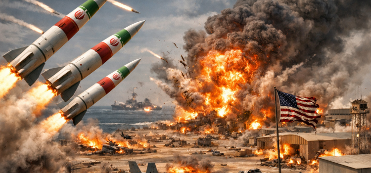 حرس الثورة الإسلامية يشن الموجة الـ 99 ضد أهداف أمريكية وصهيونية