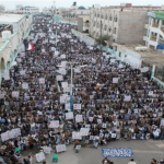 حجة.. مسيرات حاشدة إحياءً ليوم القدس العالمي وانتصارًا لفلسطين