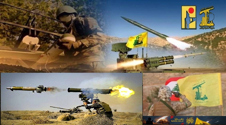 المقاومة الإسلامية تتصدى للعدوان وتقصف مواقعه عند الحافة الأمامية وقواعده في العمق والجولان