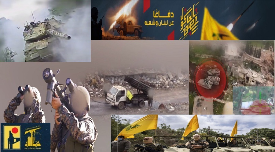 عمليات نوعية لحزب الله تفرض “طوق النار” على قواعد العدو والمغتصبات وتستنزف قواته “المنتحرة” في الحدود