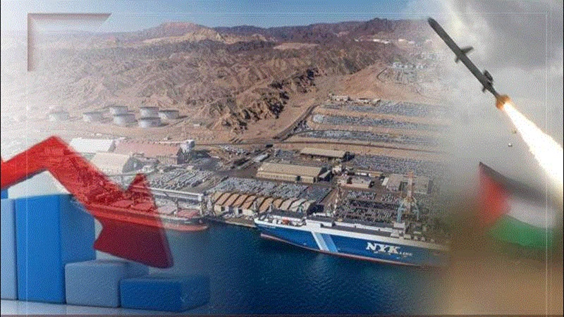 “كالكاليست”: خسائر ميناء “أم الرشراش” مستمرة بفعل التأثيرات التي تركها الحصار اليمني