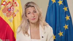 نائبة رئيس الحكومة الإسبانية تهاجم السفاح “نتنياهو” وتصفه بـ”مجرم حرب”