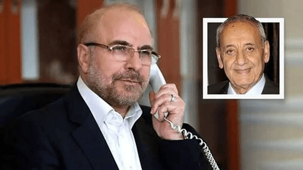 قاليباف لبري: إيران مصممة على تثبيت وقف إطلاق النار في كل لبنان ولا سيما في جنوبه