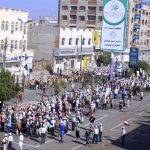 مسير شعبي ووقفة قبلية مسلحة بالحديدة تأييداً للسيد القائد ومباركةً لانتصار الجمهورية الإسلامية