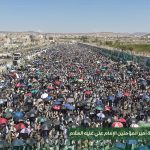 حشود جماهيرية كبيرة تملأ ساحات أمانة العاصمة إحياءً ليوم الولاية