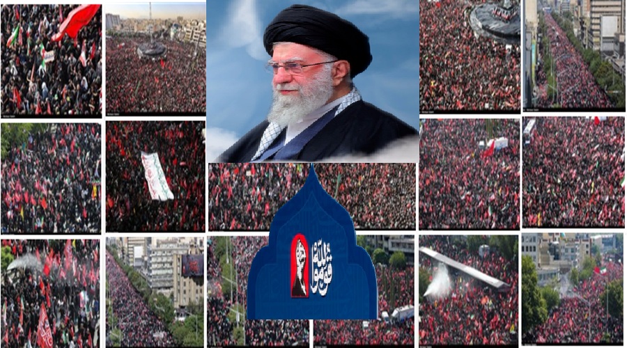 إيران تُشيّع قائدها الأعلى بأكبر طوفان بشري في التاريخ