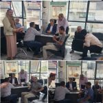 قيادة شركة النفط اليمنية تلتقي المواطنين والوكلاء وتستمع الى شكاويهم