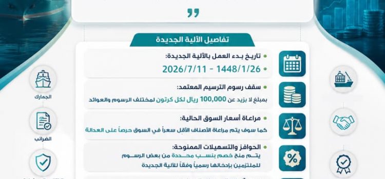 إعلان هام من مصلحة الضرائب والجمارك لمستوردي السجائر