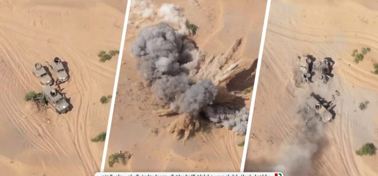 الإعلام الحربي يبث مشاهد لضربة صاروخية دقيقة استهدفت اجتماعًا لقيادات التحشيدات التابعة للعدو السعودي بصاروخ باليستي